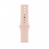 Apple Watch SE 44 мм, золотистый алюминий, спортивный ремешок "розовый песок"
