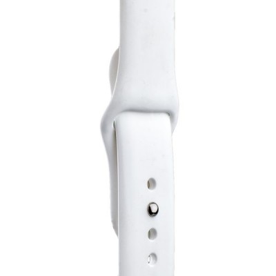 Ремешок спортивный для Apple Watch 38мм W3 Sport Band (Белый)