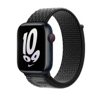 Apple Nike Sport Loop 45mm для Apple Watch - Black/Summit White