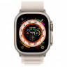 Apple Watch Ultra 2 49mm Titanium Case with Starlight Alpine Loop (M)