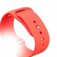 Ремешок спортивный для Apple Watch 42мм W3 Sport Band (Красный)