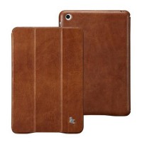 Чехол подставка Jisoncase Vintage для iPad mini коричневый