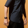 Кожаный ремешок Hermes для Apple Watch Single Tour 45mm - Бордовый (Bordeaux