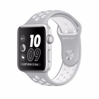 Apple Watch 2 Nike 42mm, серо-белый ремешок, серебристый алюминий