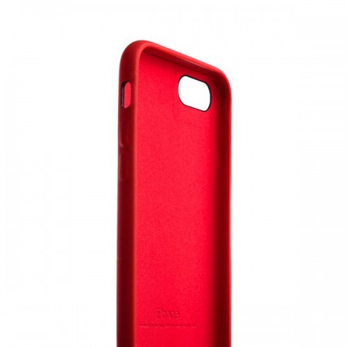 Кожаная чехол-накладка Leather для iPhone 8 и 7 - Красный