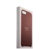 Кожаная чехол-накладка Leather для iPhone 8 и 7 - Красный