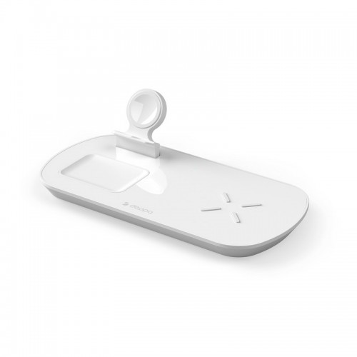 Беспроводное зарядное устройство Deppa 3 в 1 для iPhone, Watch и AirPods 17,5W