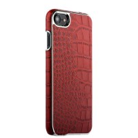 Накладка кожаная XOOMZ для iPhone 8 и 7 - Красная