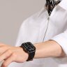 Apple Watch Series 9 Hermes 45mm, черный корпус, классический кожаный черный ремешок