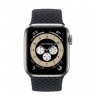 Apple Watch Edition Series 6 Titanium 40mm, плетёный монобраслет угольного цвета