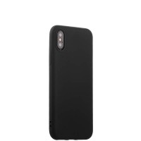 Силиконовая чехол-накладка J-case Delicate - для iPhone X - Черный