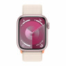 Apple Watch Series 9 41mm, Pink Aluminum Case with Sport Loop - Starlight