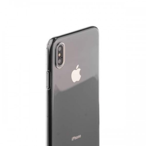 Силиконовая чехол-накладка J-case Premium - для iPhone X - Прозрачный