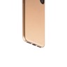 Силиконовая чехол-накладка J-case Shiny Glazed для iPhone X - Золотистый
