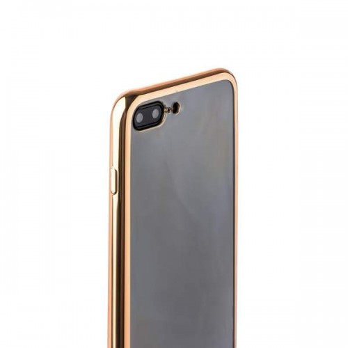Силиконовая чехол-накладка Deppa Gel для iPhone 8 Plus и 7 Plus - Золотистый глянец