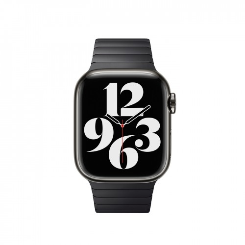 Блочный браслет из стали 38mm для Apple Watch - "Космический черный"