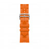 Ремешок Hermes для Apple Watch 45mm Kilim Single Tour - Оранжевый (Orange)