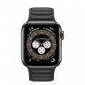 Apple Watch Edition Series 6 Titanium Space Black 40mm, черный кожаный ремешок