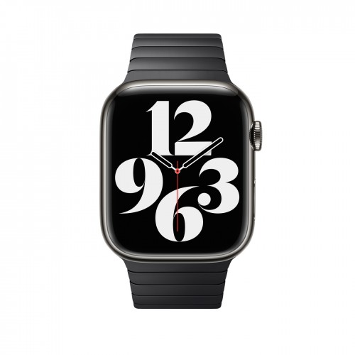 Блочный браслет из стали 42mm для Apple Watch - "Космический черный"
