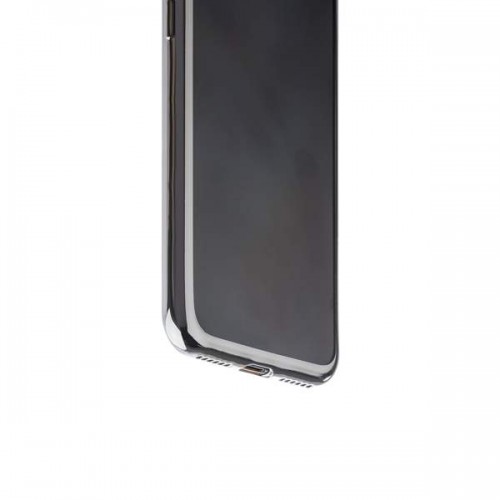 Силиконовая чехол-накладка Deppa Gel для iPhone 8 и 7 - Серебристый глянец