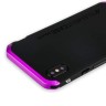 Чехол-накладка Element для Apple iPhone X - Черный с фиолетовым ободком