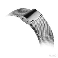 Ремешок iBacks из нержавеющей стали для Apple Watch 42mm Серебристый