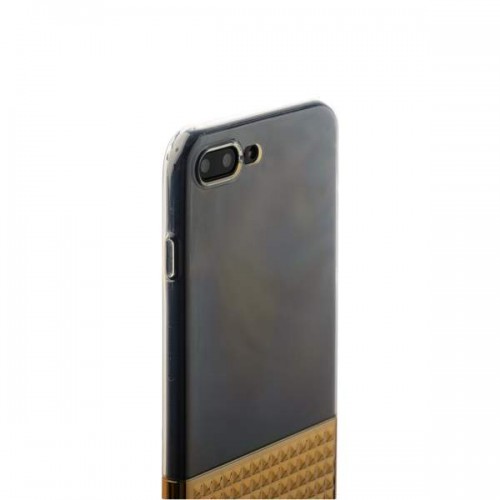 Силиконовая чехол-накладка Gorgeous для iPhone 8 Plus и 7 Plus - Золотистый