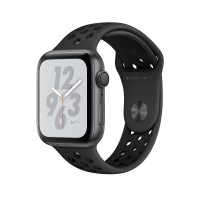 Apple Watch Series 4 Nike+, 44 мм алюминий "серый космос", черный антрацитовый спортивный ремешок