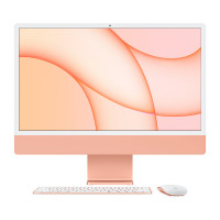 Apple iMac 24" (2021, M1, 8 ГБ, 256 ГБ SSD, 8-ядер CPU, 8-ядер GPU), оранжевый