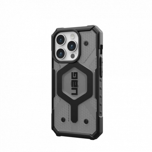 Защитный чехол Uag Pathfinder Clear для iPhone 15 Pro Max с MagSafe - Пепел (Ash)