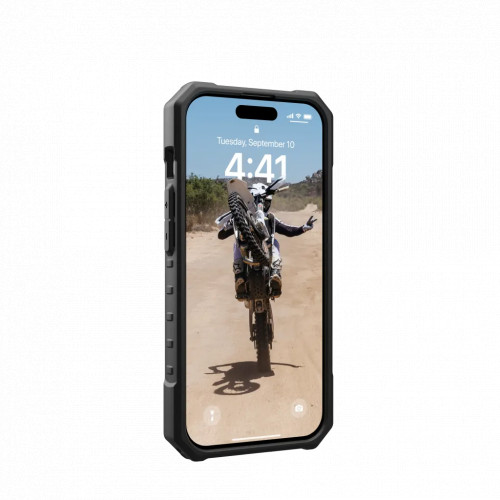 Защитный чехол Uag Pathfinder Clear для iPhone 15 Pro Max с MagSafe - Пепел (Ash)