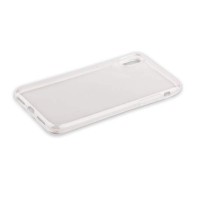 Силиконовая чехол-накладка Anycase для iPhone X - Прозрачный