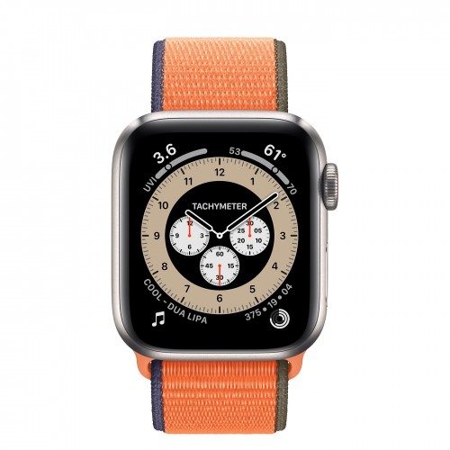 Apple Watch Edition Series 6 Titanium 40mm, спортивный браслет "кумкват"