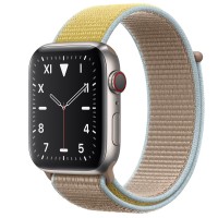 Apple Watch Edition Series 5 Titanium, 44 мм Cellular + GPS, браслет кэмел