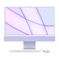 Apple iMac 24" (2021, M1, 8 ГБ, 512 ГБ SSD, 8-ядер CPU, 8-ядер GPU), фиолетовый