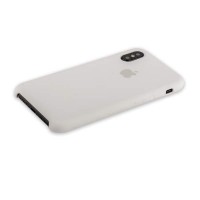 Силиконовая чехол-накладка Apple Silicone для iPhone X - Белый №9