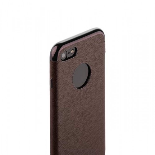 Силиконовая чехол-накладка J-case Jack Series для iPhone 7 и 8 - Коричневый