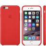 Кожаный чехол для iPhone 6 красный