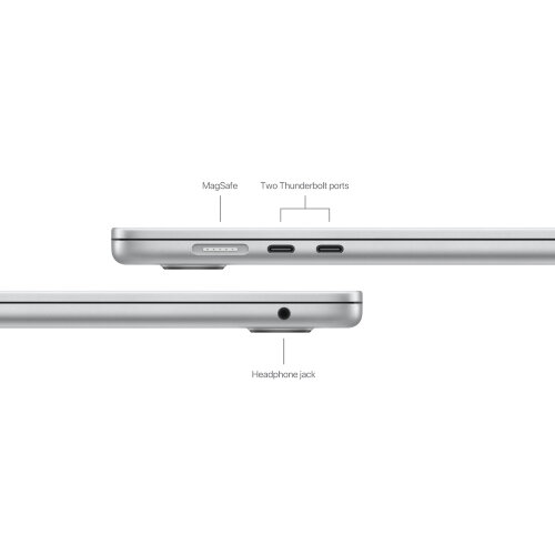 Apple MacBook Air 15 M3, 2024, 24GB, 512GB, 10-GPU, 8-CPU, Silver