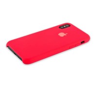 Силиконовая чехол-накладка Apple Silicone для iPhone X - Красный №10