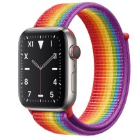 Apple Watch Edition Series 5 Titanium, 44 мм Cellular + GPS, цвет радуги