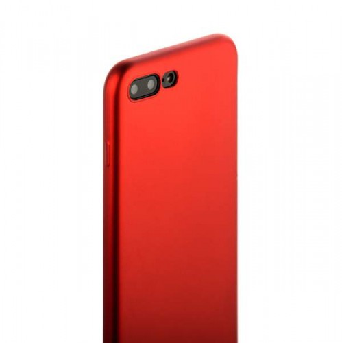 Силиконовая чехол-накладка J-case Delicate для iPhone 7 Plus и 8 Plus - Красный
