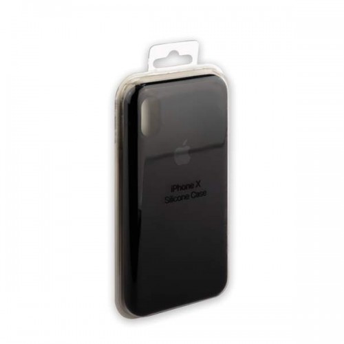 Силиконовая чехол-накладка Apple Silicone для iPhone X - Черный №15