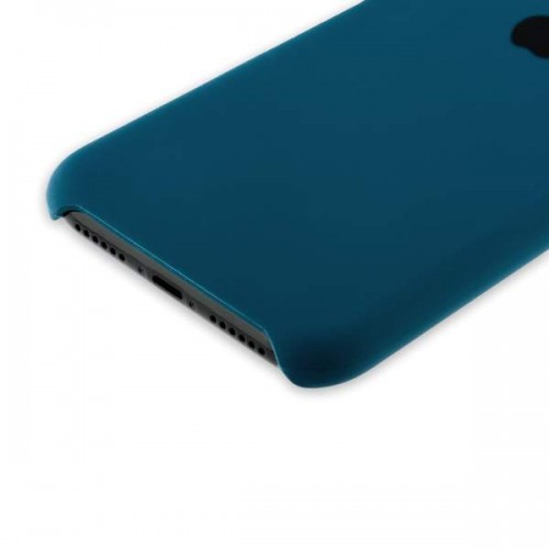 Силиконовая чехол-накладка Apple Silicone для iPhone X - Серый №17