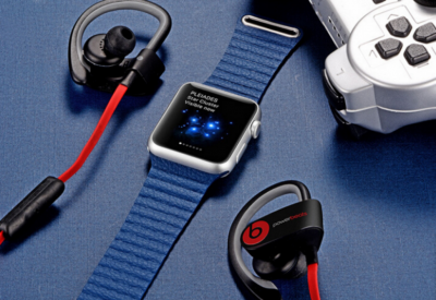 Ремешок кожаный для Apple Watch 38мм Рифленый (Синий)