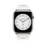 Ремешок Hermes для Apple Watch 45mm Kilim Single Tour - Белый (Blanc)