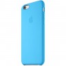 Силиконовый чехол для iPhone 6 голубой