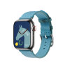 Ремешок Hermes для Apple Watch 41mm Twill Jump Single Tour - Голубой (Bleu Céleste/Bleu Jean)