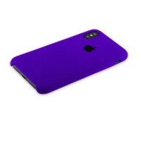 Силиконовая чехол-накладка Apple Silicone для iPhone X - Ультрафиолет №22
