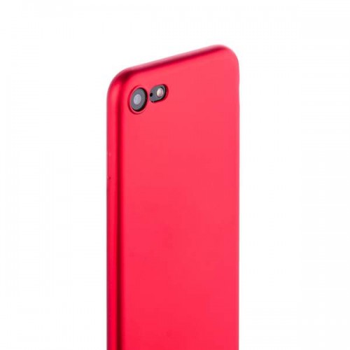 Силиконовая чехол-накладка J-case Delicate для iPhone 7 и 8 - Красный